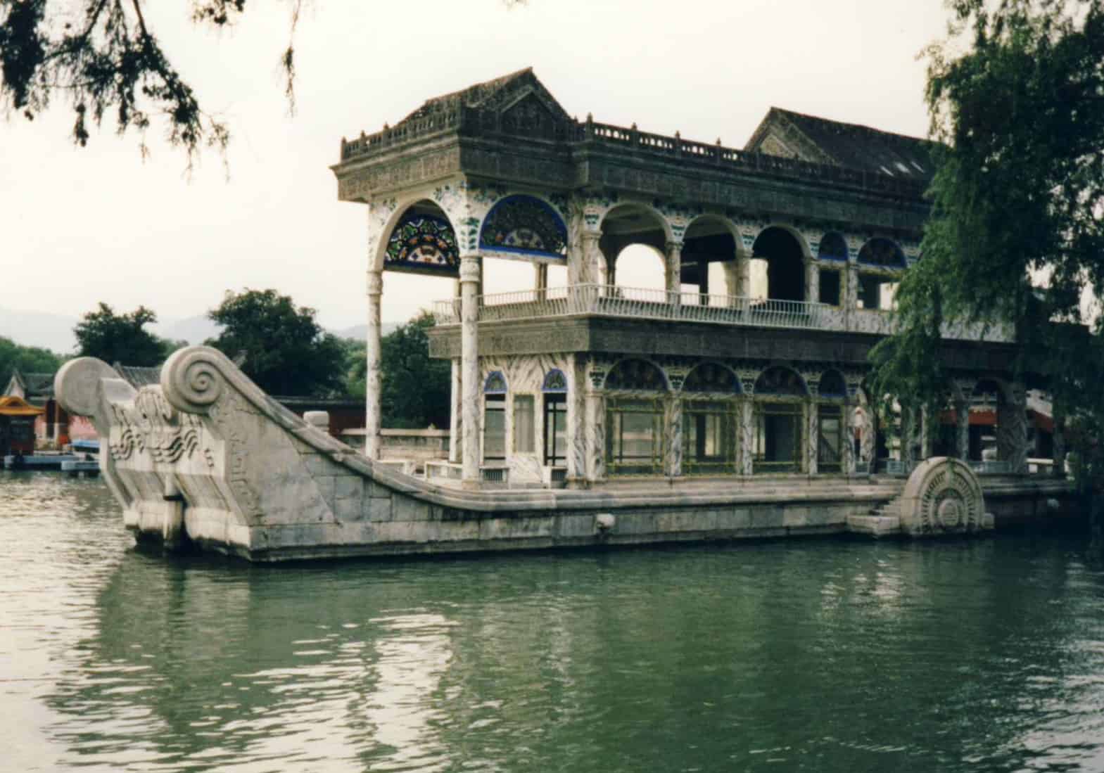 Summer Palace marble boat